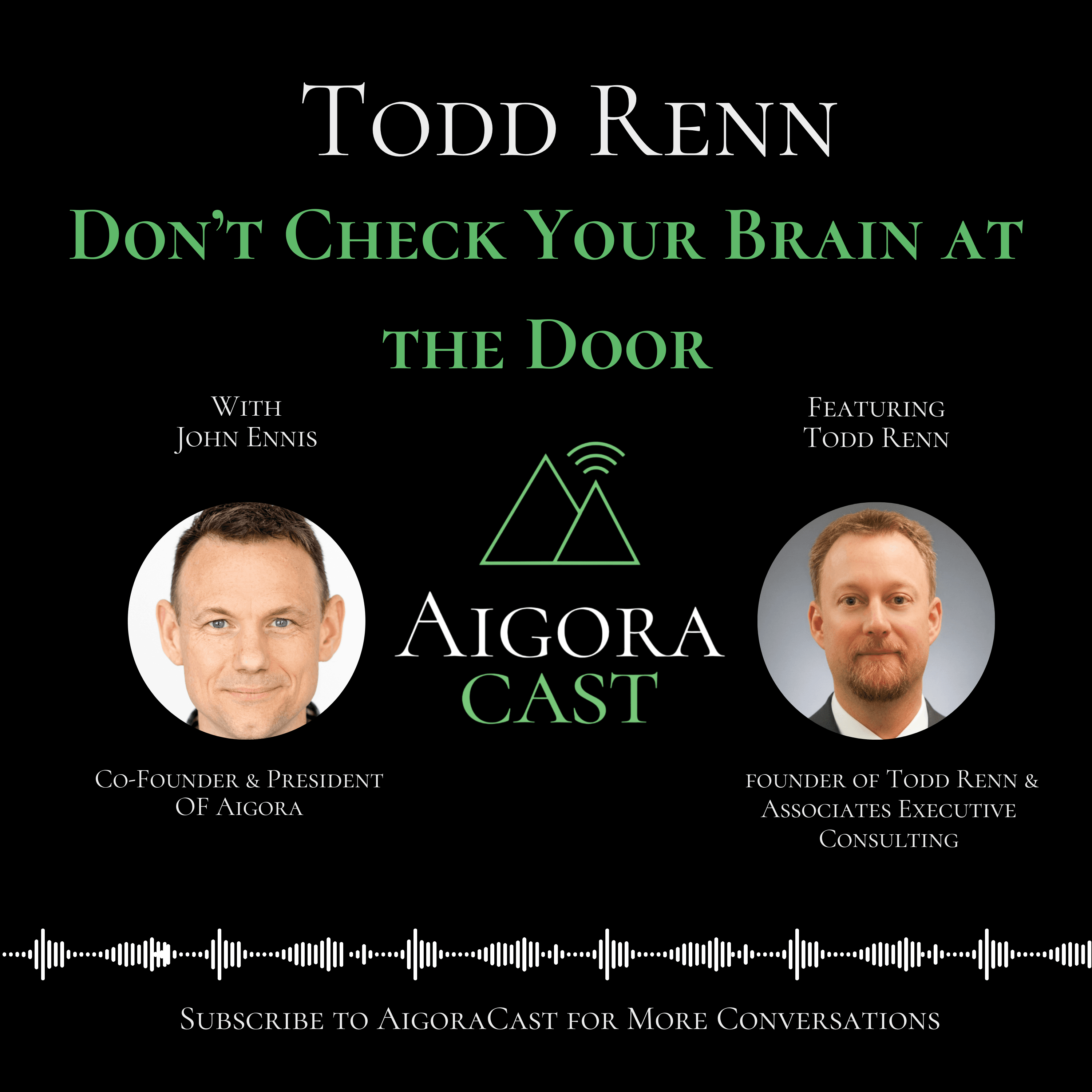 Todd Renn - Don't Check Your Brain at the Door